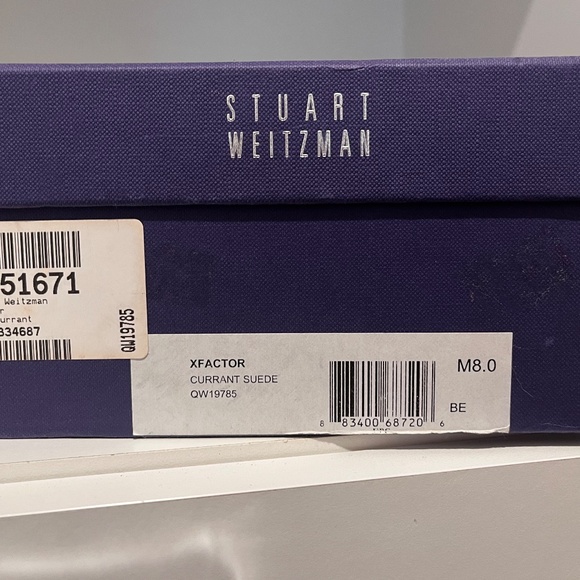 Stuart Weitzman Pumps Heels Pointed Toe Suede Ankle Strap size 8 - Picture 12 of 12